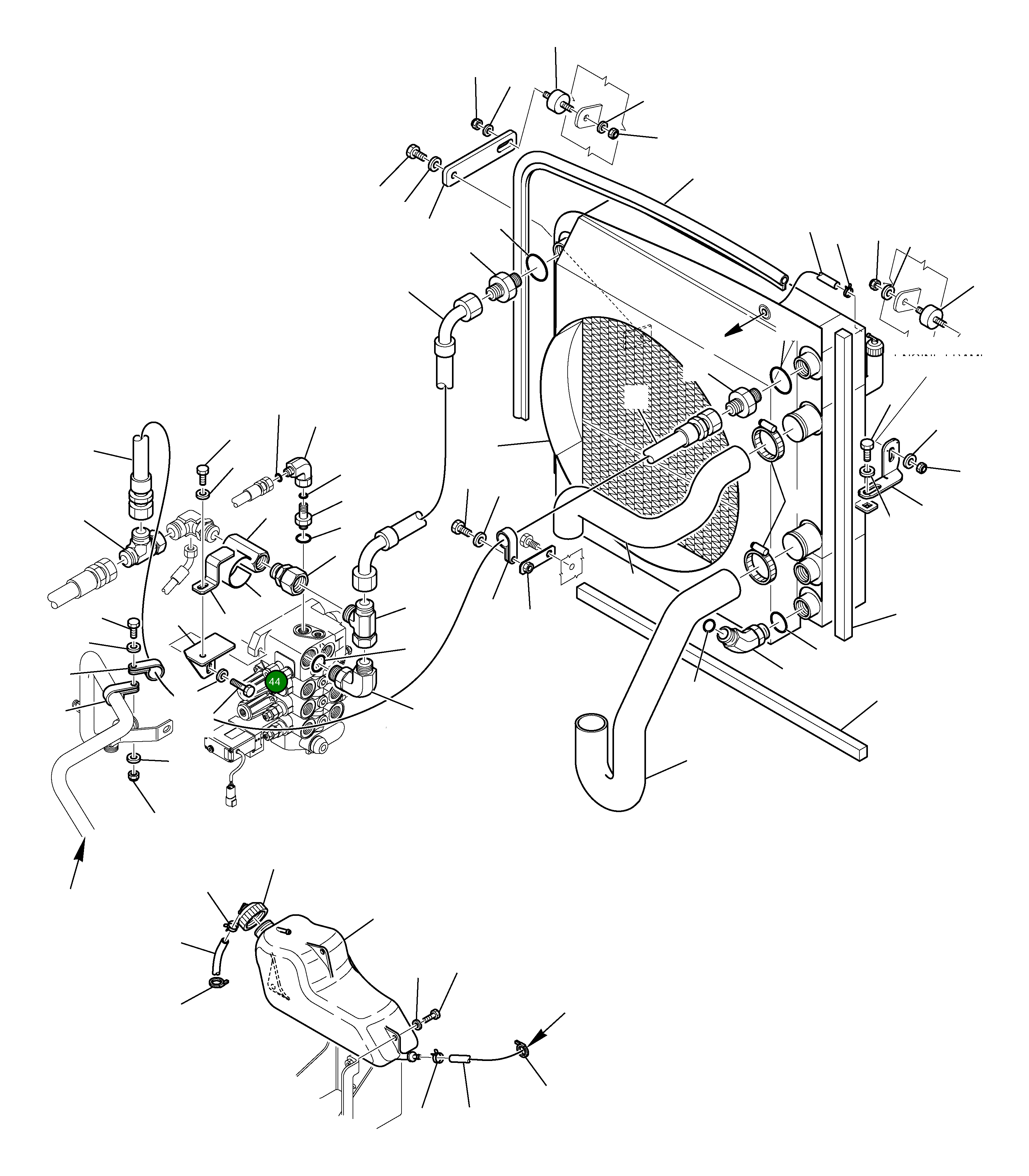 Кронштейн 395-54-12120 Komatsu