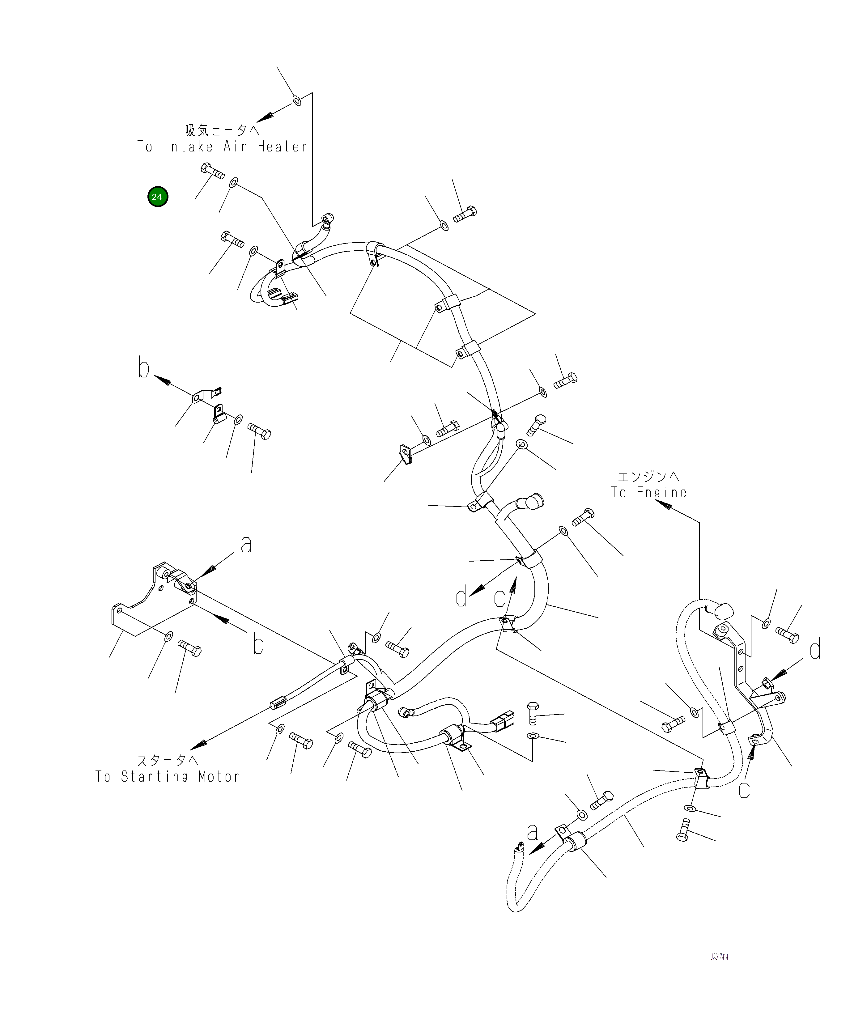 Кронштейн 421-06-62181 Komatsu