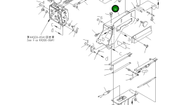 Кронштейн 425-S33-2123 Komatsu