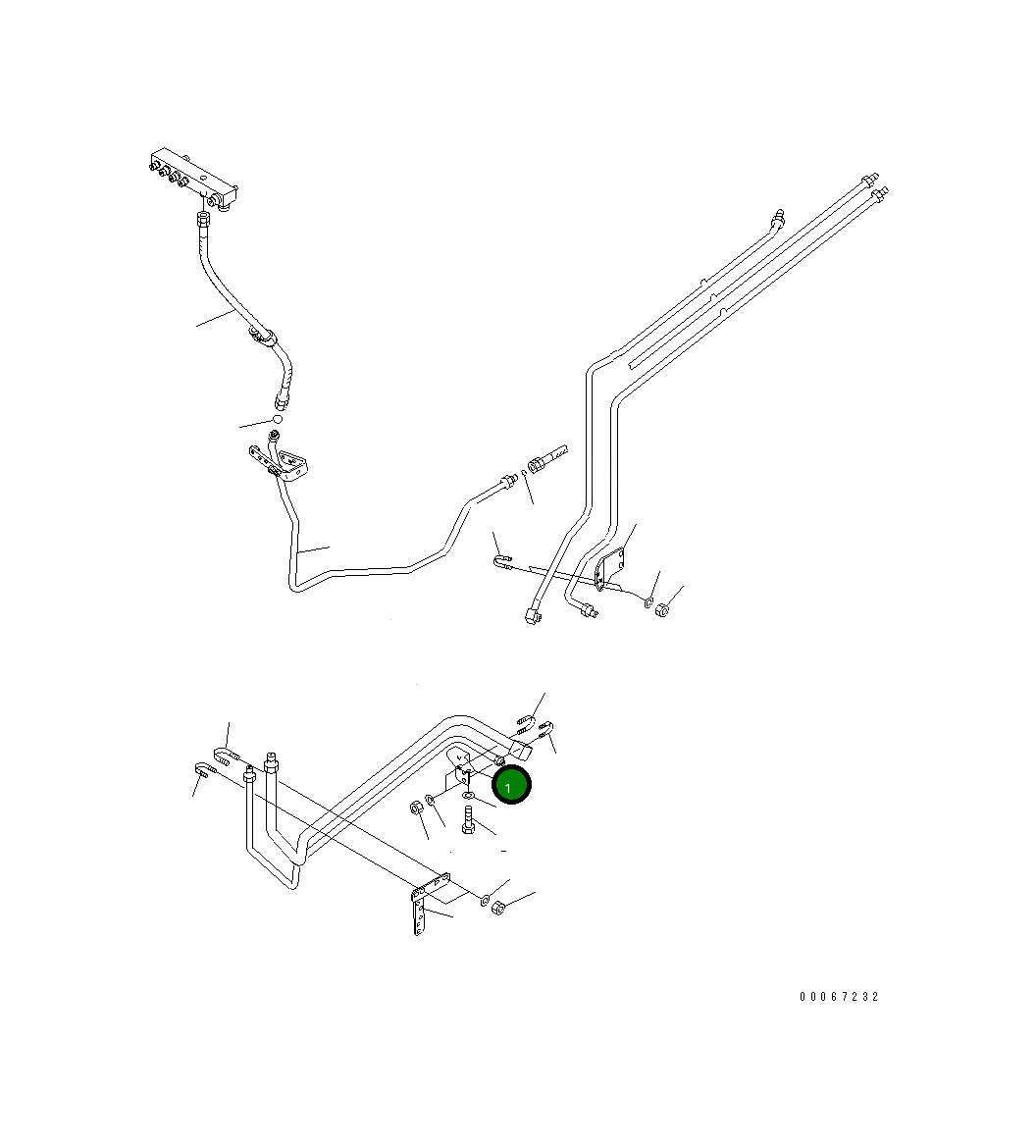 Кронштейн 569-43-86742 Komatsu