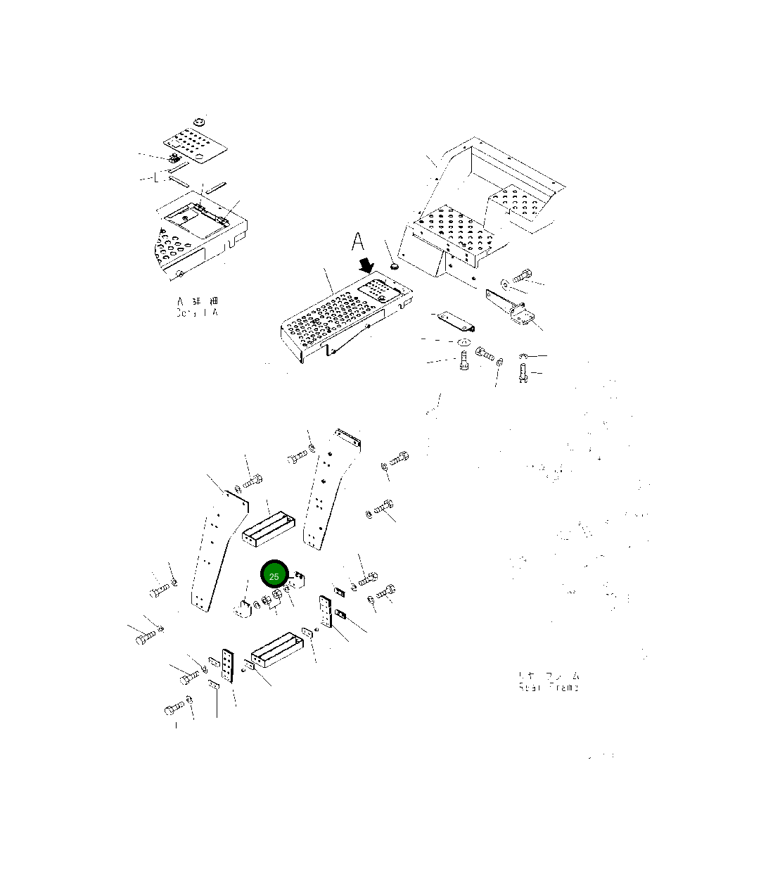 Кронштейн 423-54-64980 Komatsu