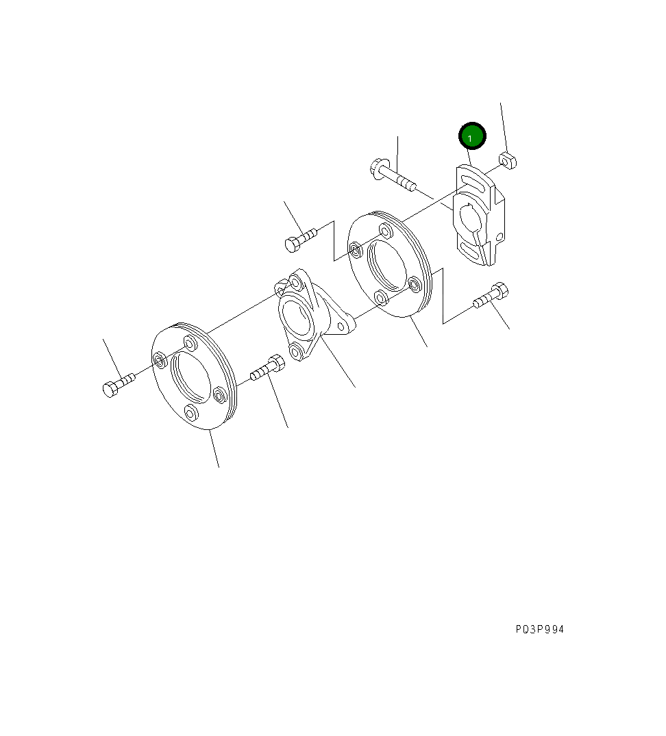 Муфта DK156632-4200 Komatsu