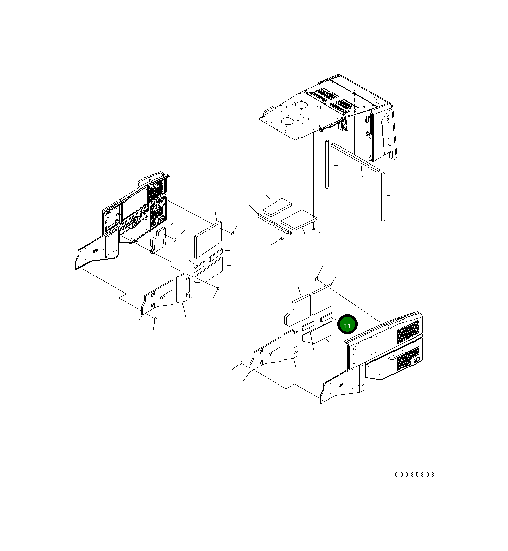 Лист 425-Z90-3550 Komatsu