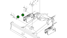 Палец 22L-71-21130 Komatsu