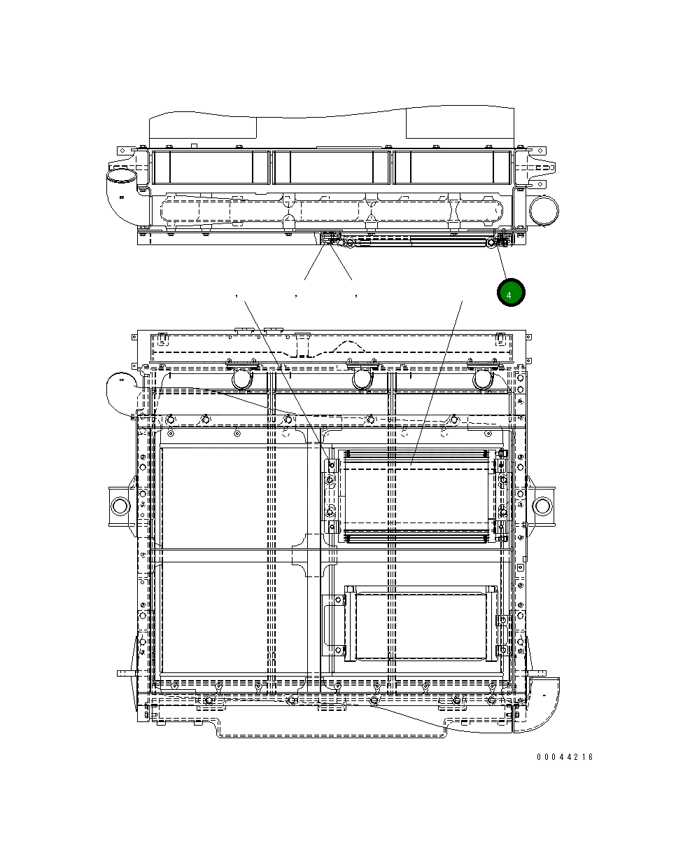 Кронштейн 569-07-88512 Komatsu