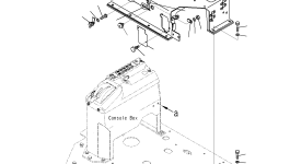 Кронштейн 23B-54-82841 Komatsu