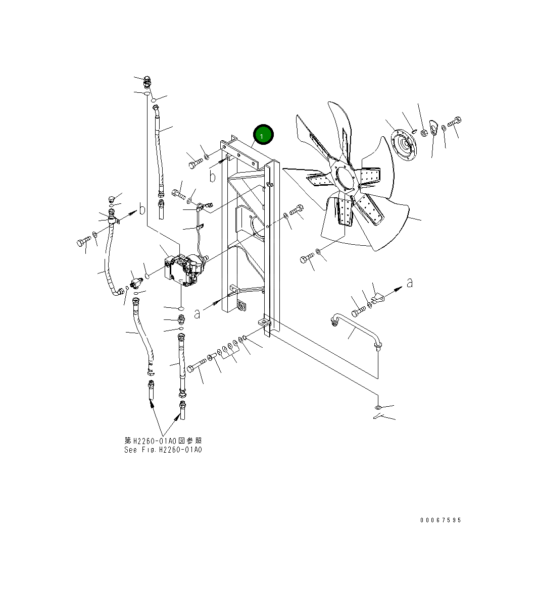 Опора 154-03-75132 Komatsu