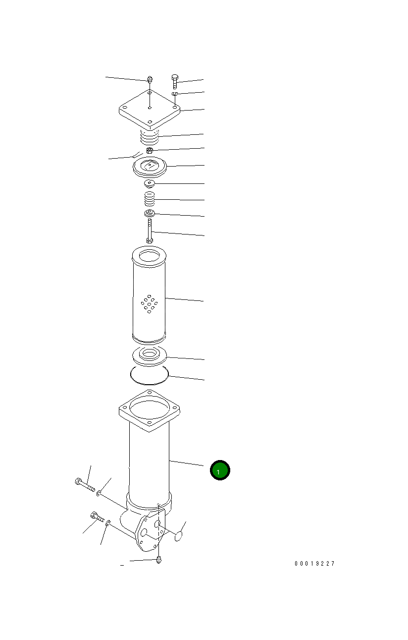 Корпус 176-76-66310 Komatsu