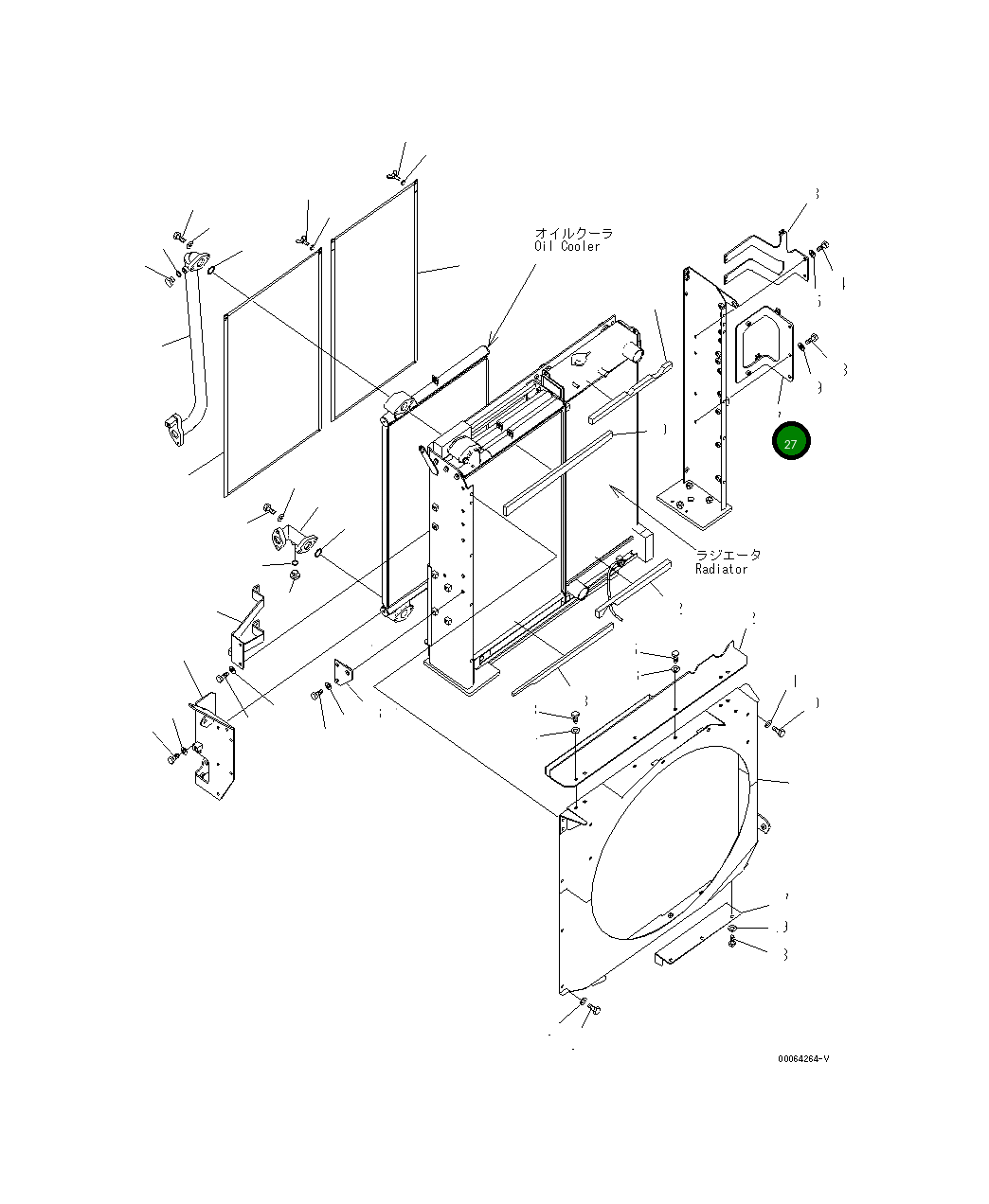 Кронштейн 207-03-75241 Komatsu
