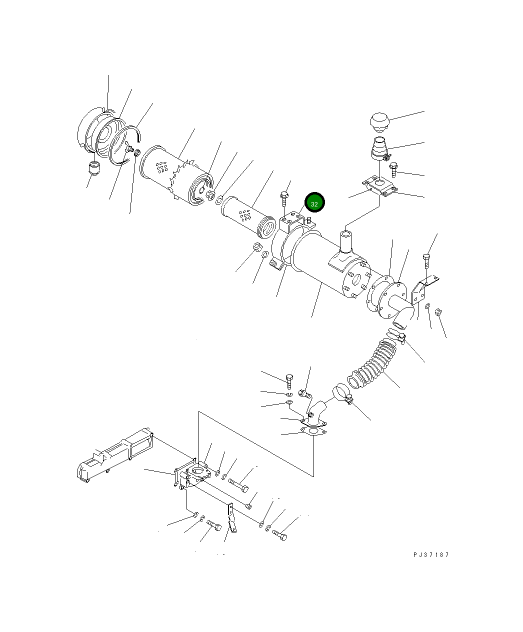 Кронштейн 6961-93-9110 Komatsu