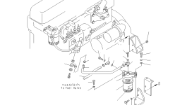 Кронштейн 6961-93-9510 Komatsu