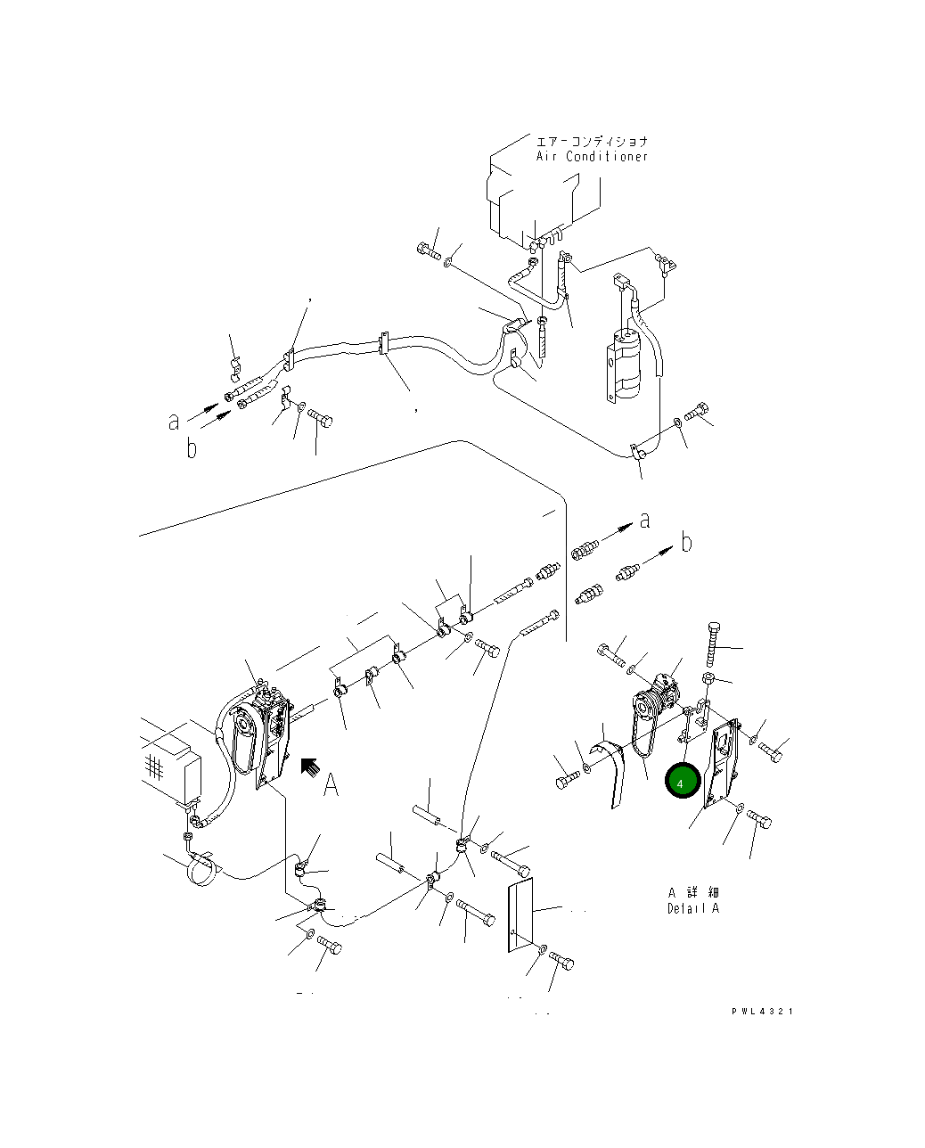 Кронштейн 17A-911-1421 Komatsu