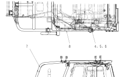 Кронштейн 134-X78-1870 Komatsu