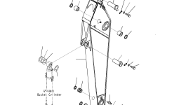 Палец 208-70-61220 Komatsu
