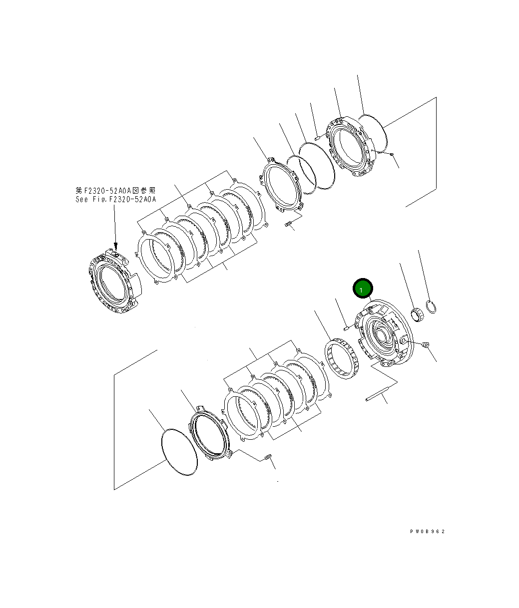 Корпус 14X-15-21131 Komatsu