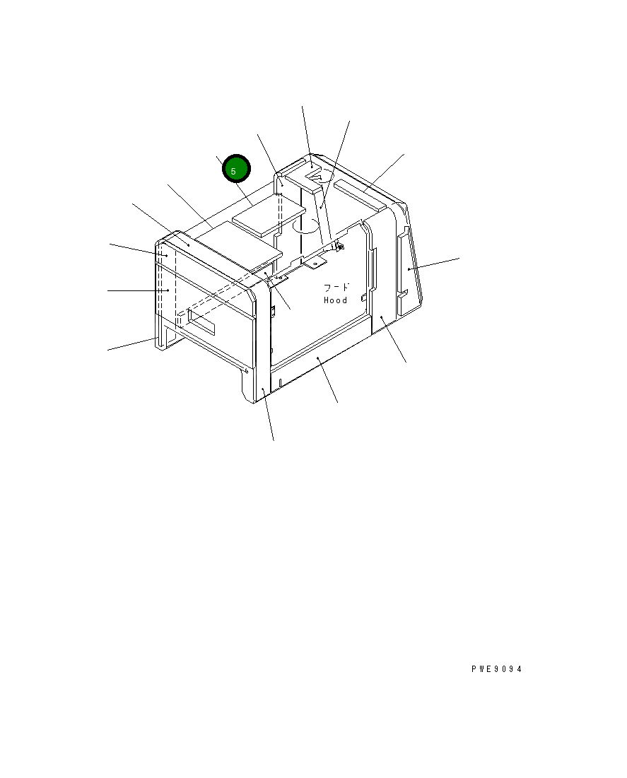 Лист 415-54-22450 Komatsu