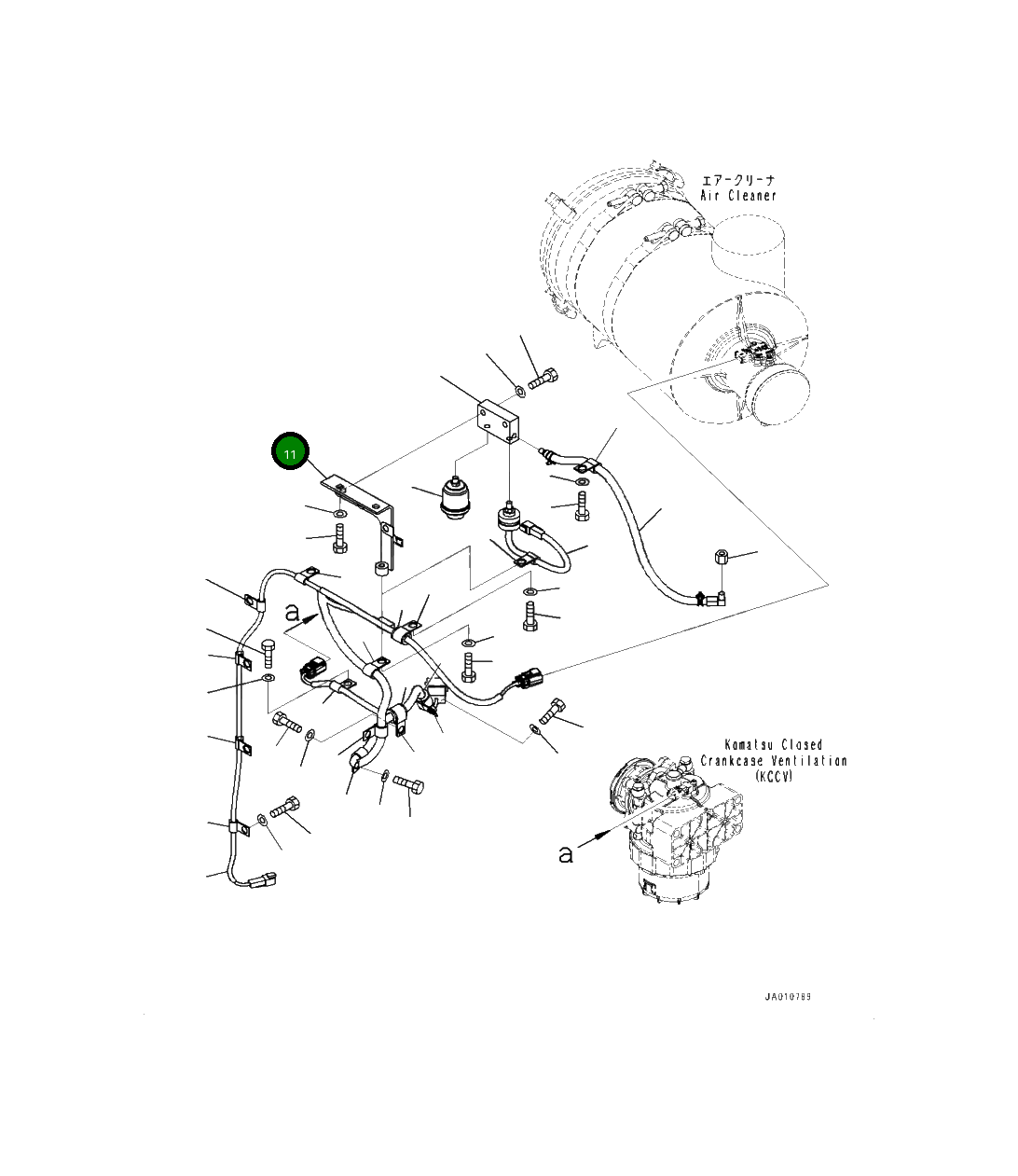 Кронштейн 419-06-58490 Komatsu