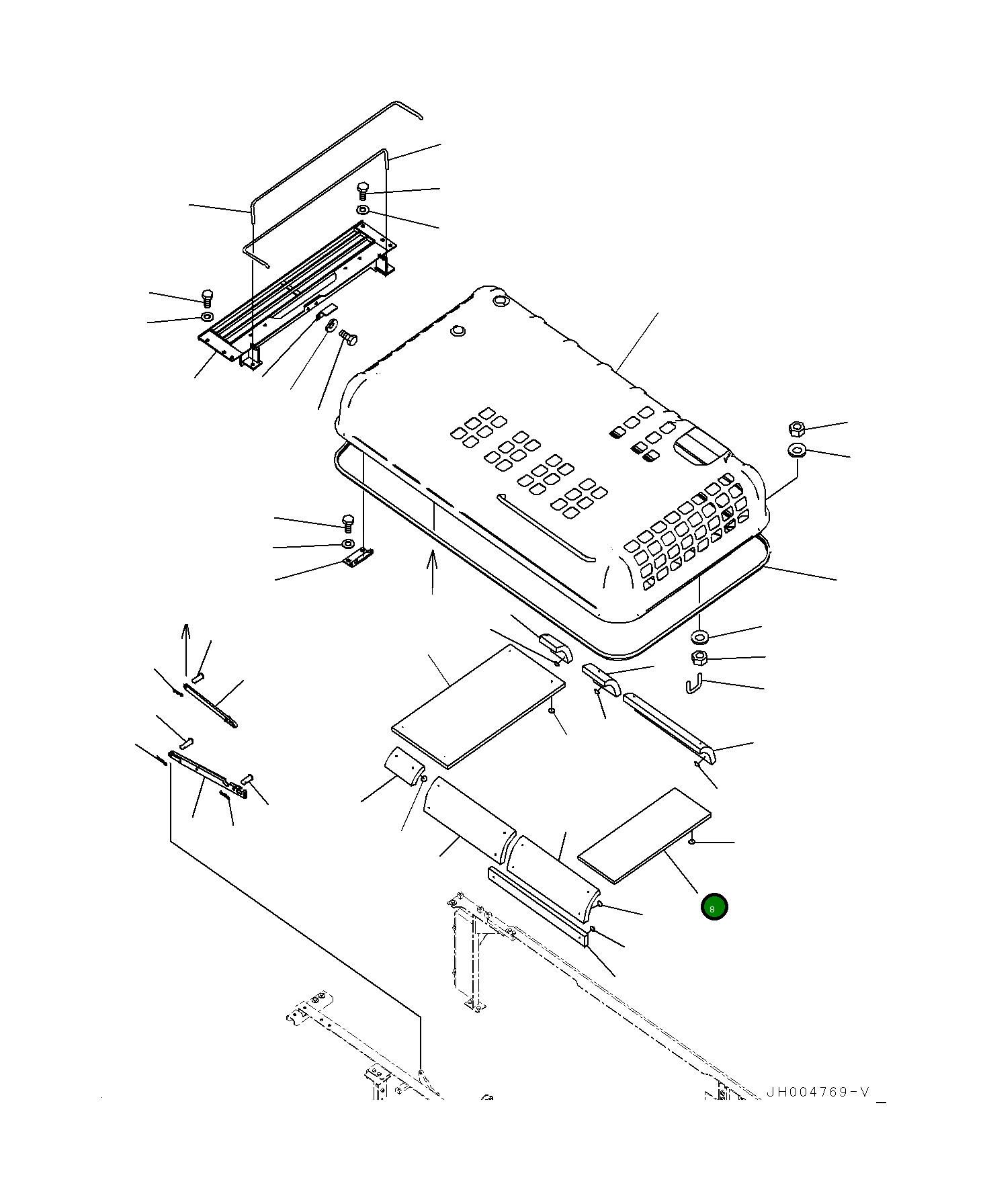 Лист 207-54-77871 Komatsu