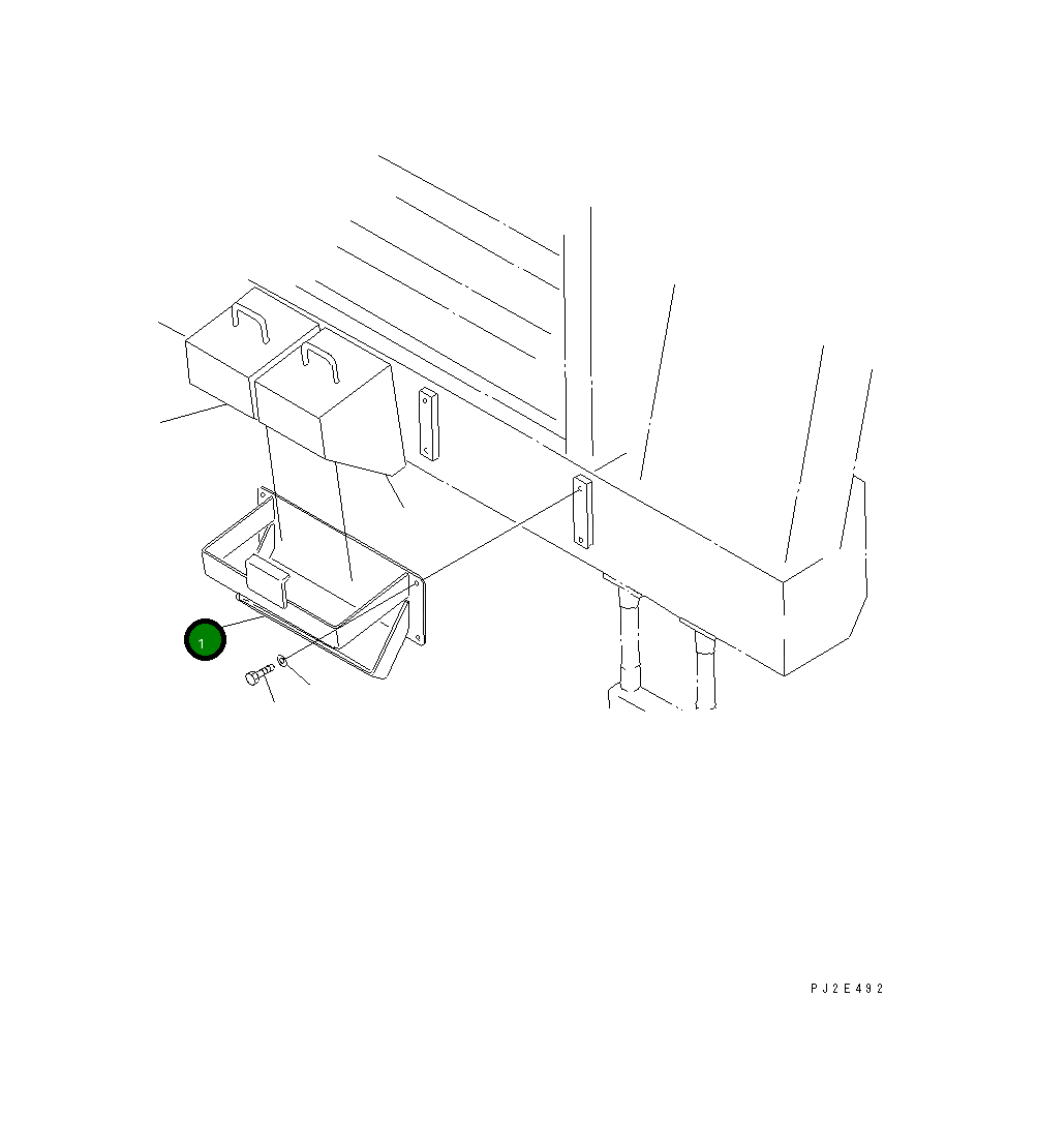 Кронштейн 569-98-83110 Komatsu