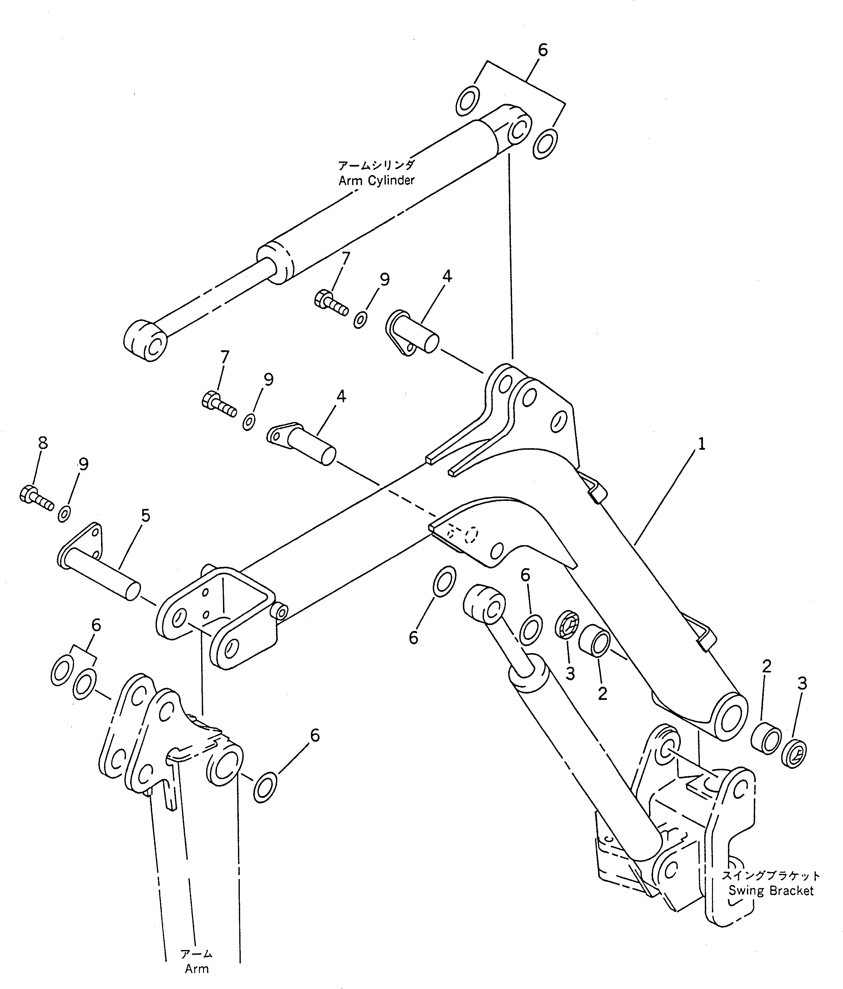 Палец 21A-70-11250 Komatsu