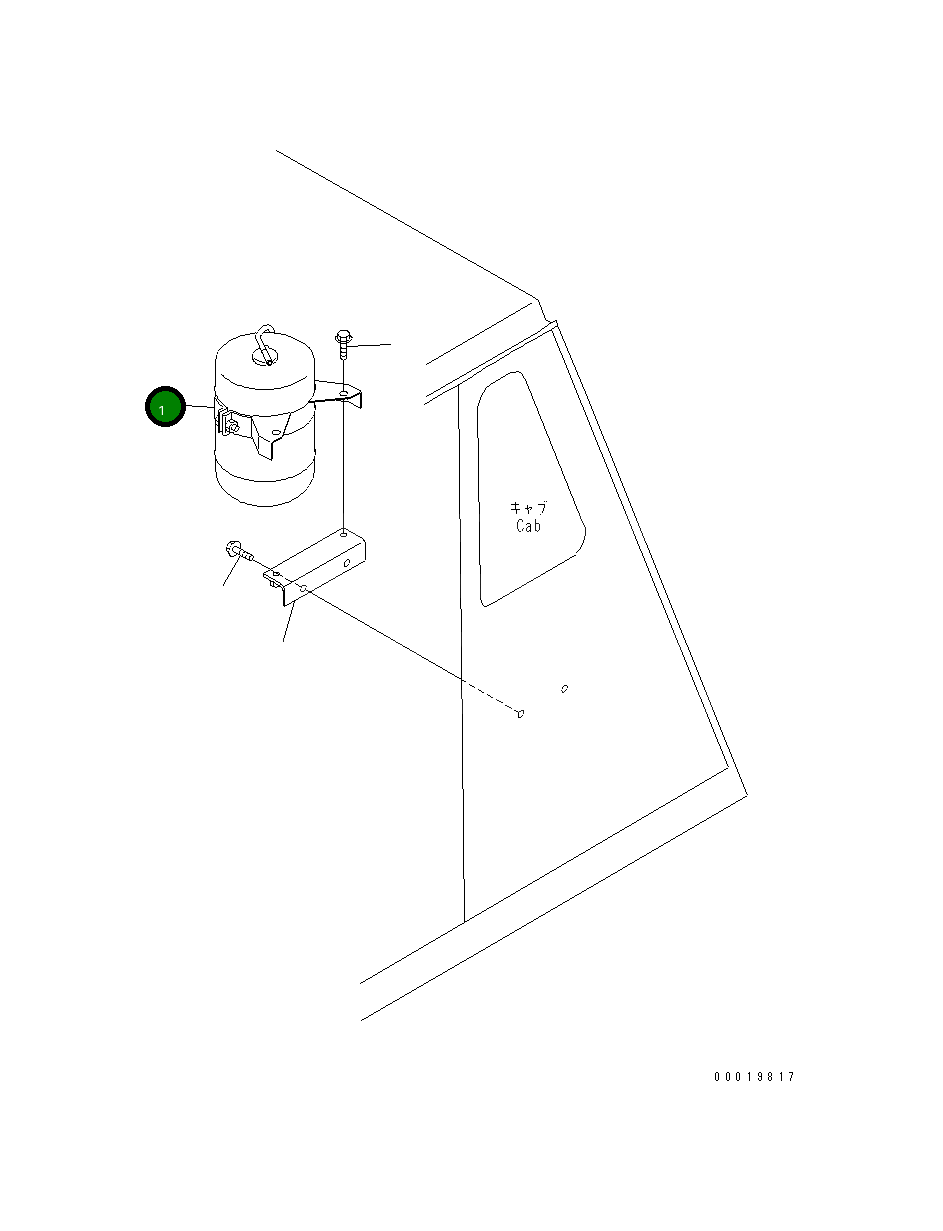 Кронштейн 567-03-41420 Komatsu