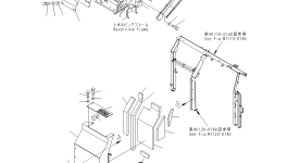 Лист 22U-54-23850 Komatsu
