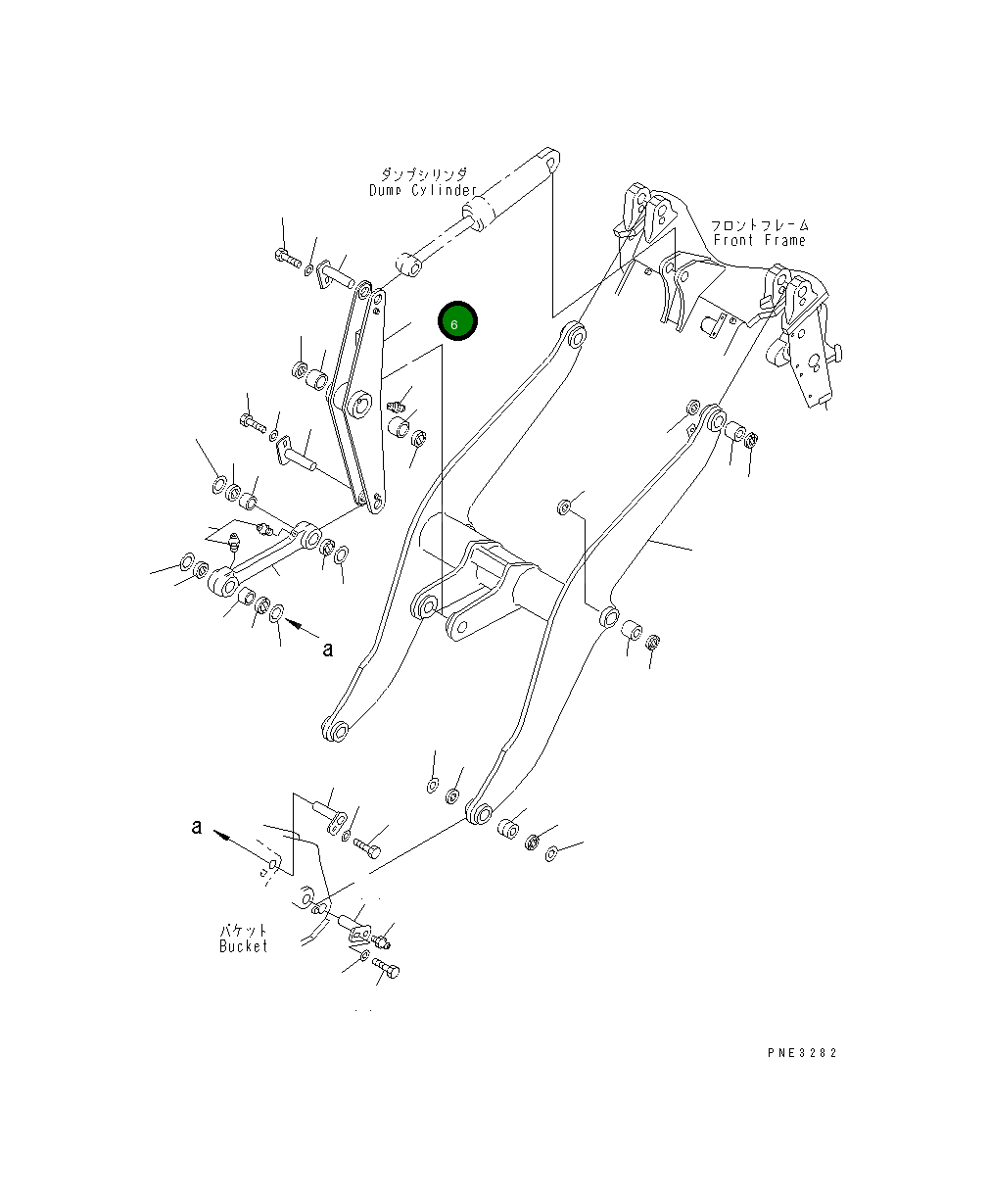 Коромысло 416-70-21140 Komatsu