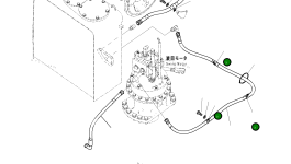 Клипса 0443452312 Komatsu