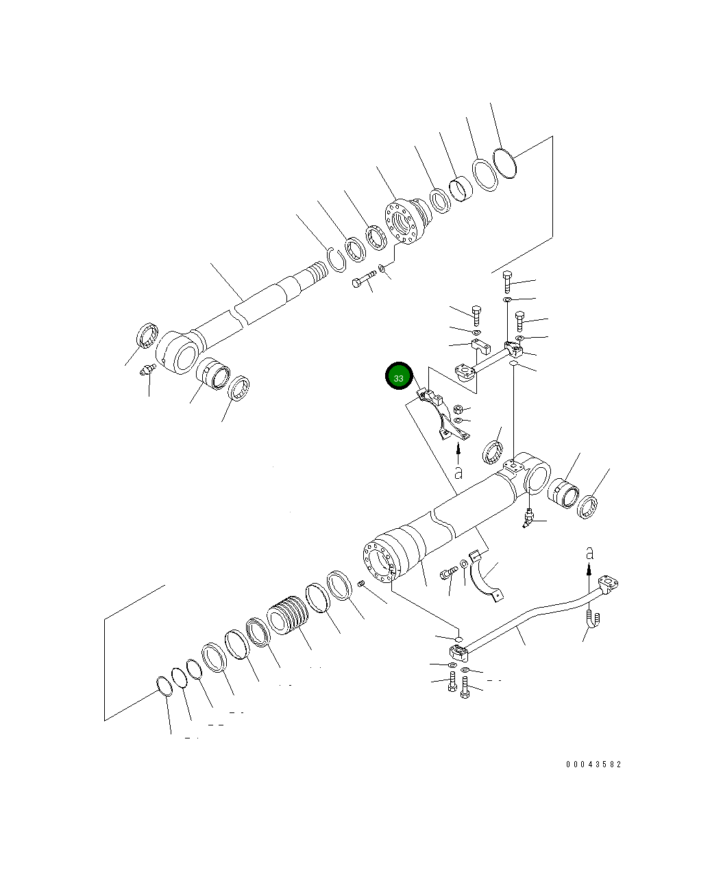 Кронштейн 707-88-28420 Komatsu