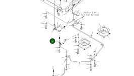 Кронштейн 198-54-77210 Komatsu