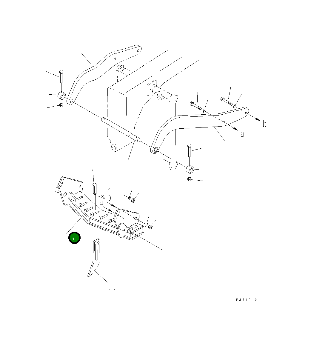 Корпус 23D-71-11210 Komatsu