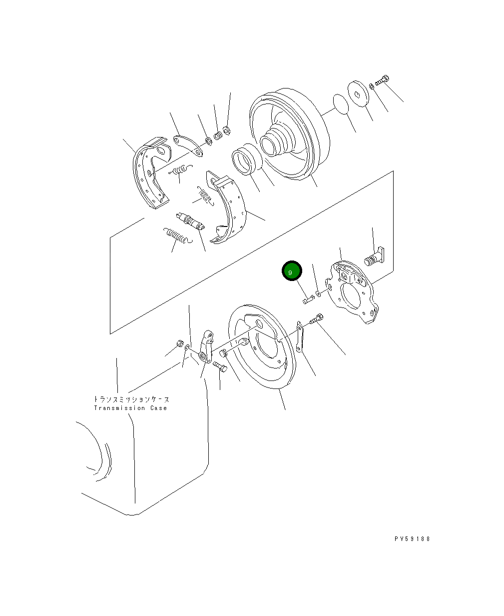 Палец 232-32-53190 Komatsu