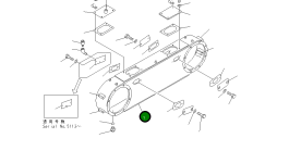 Корпус 23E-23-31110 Komatsu