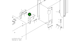 Кронштейн 8296-54-1270 Komatsu