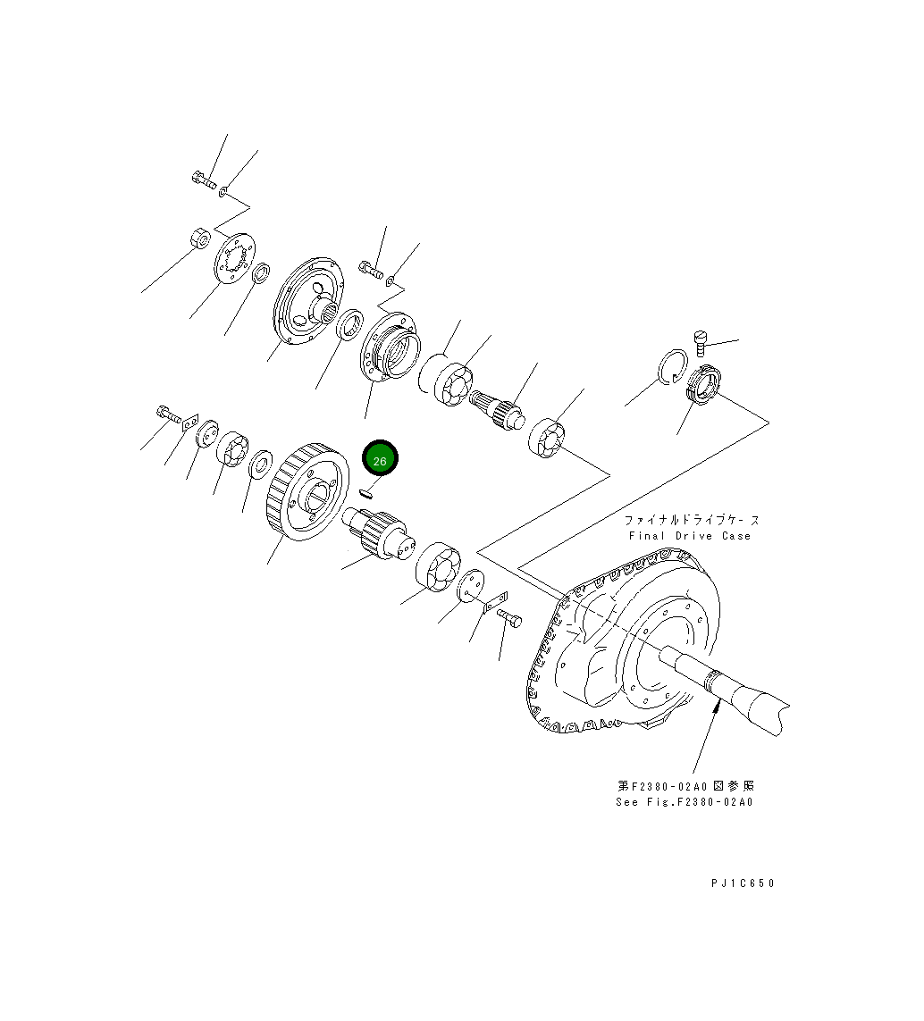 Клетка 154-27-11262 Komatsu