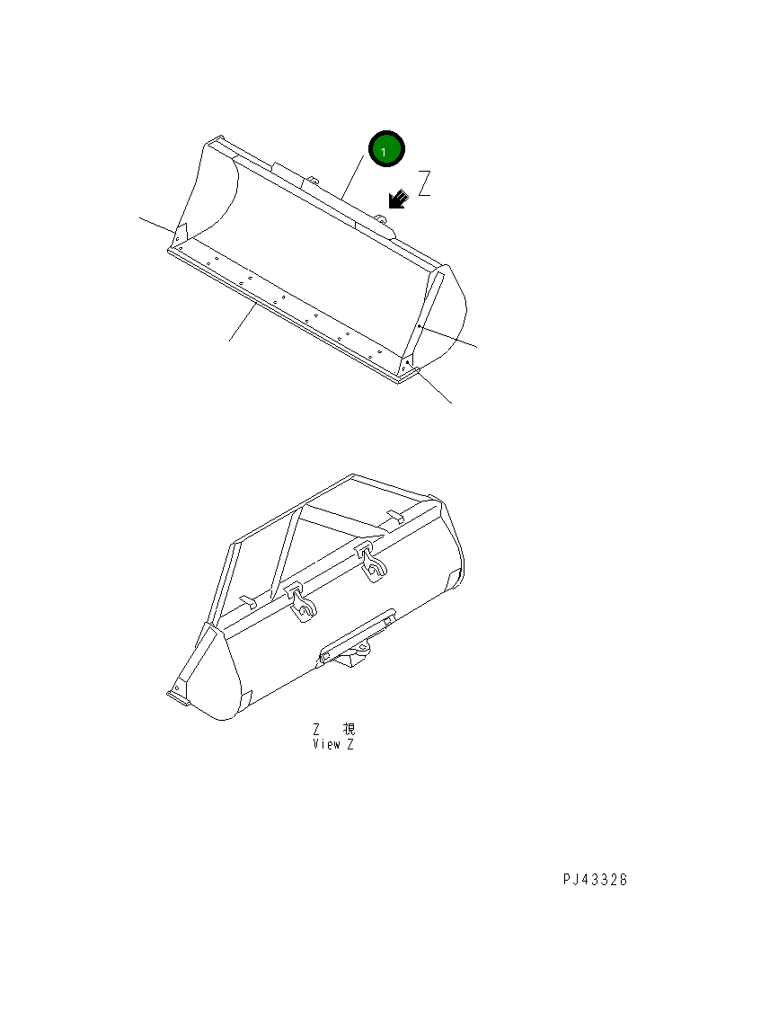 Кронштейн 41G-840-1110 Komatsu