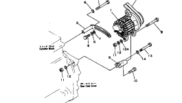 Кронштейн 6114-21-6910 Komatsu
