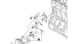 Палец 22360-080000 Komatsu