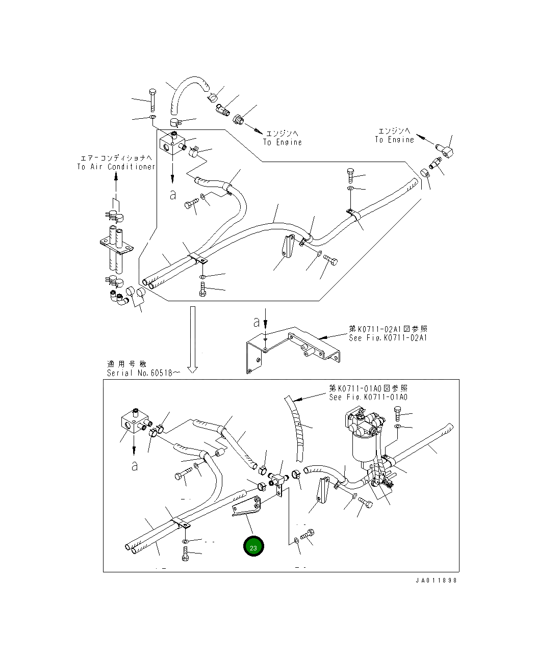 Кронштейн 419-07-31120 Komatsu