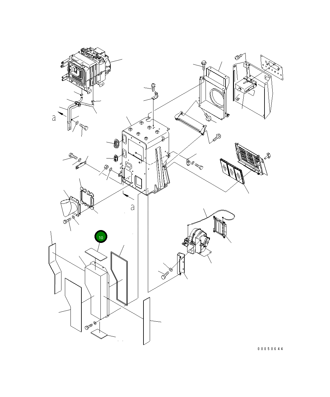 Лист 195-911-9380 Komatsu