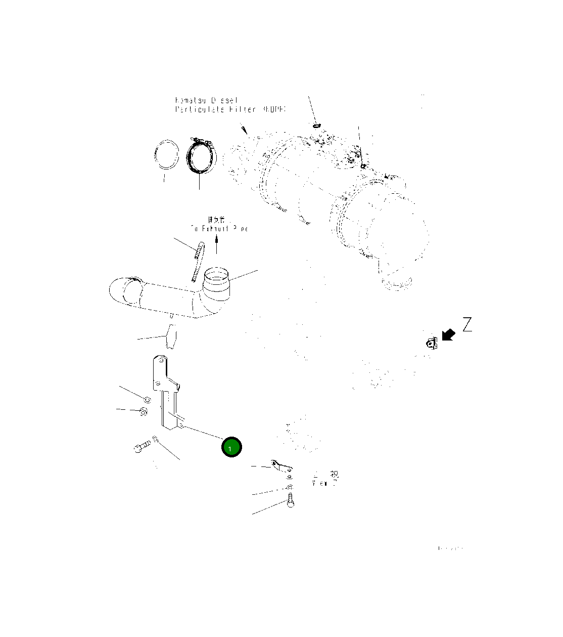 Кронштейн 419-02-51131 Komatsu