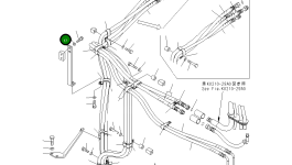 Кронштейн 21T-979-3350 Komatsu