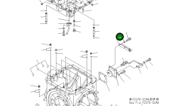 Кронштейн 154-22-25190 Komatsu