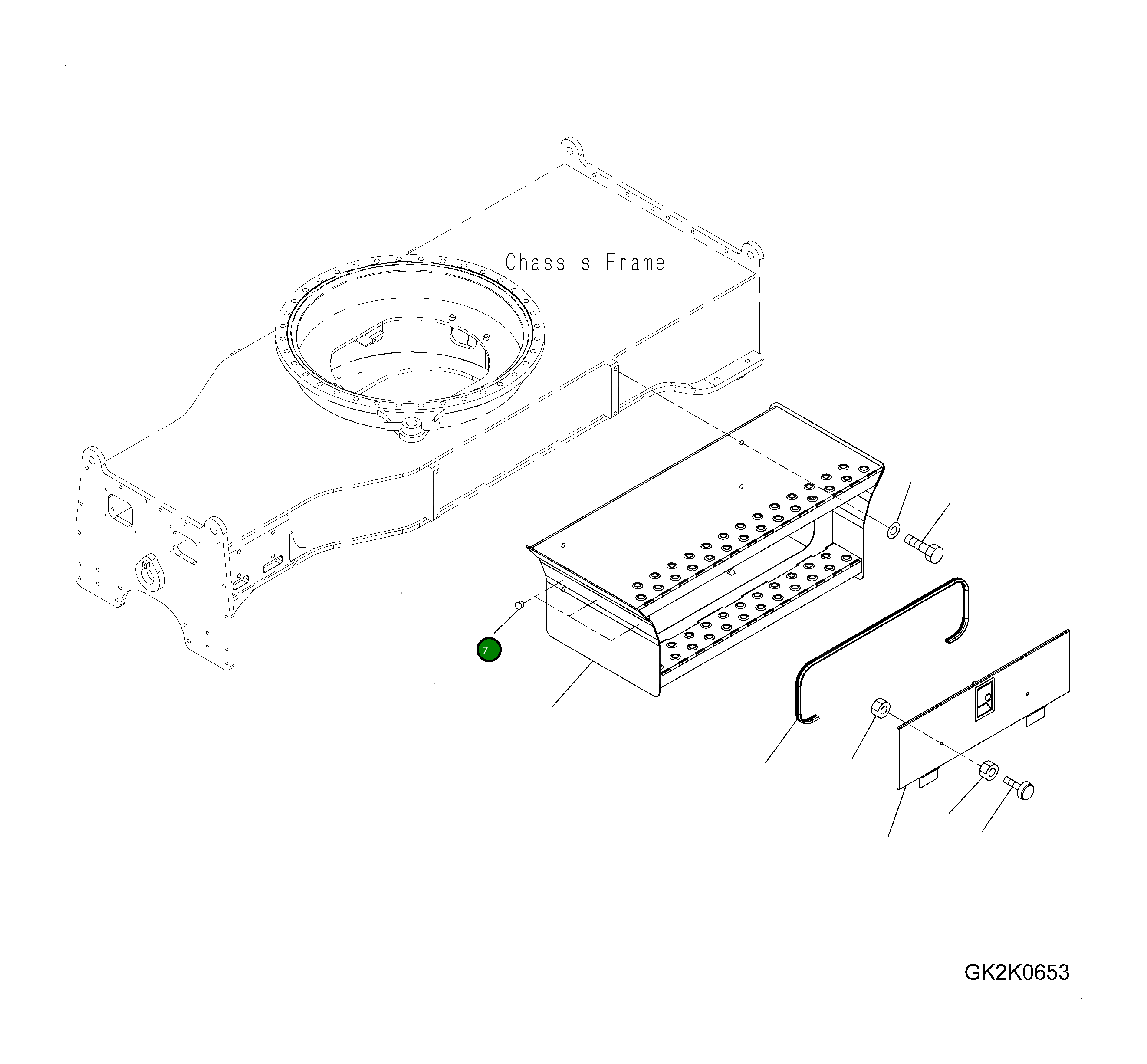 Колпак 20E-47-H0030 Komatsu