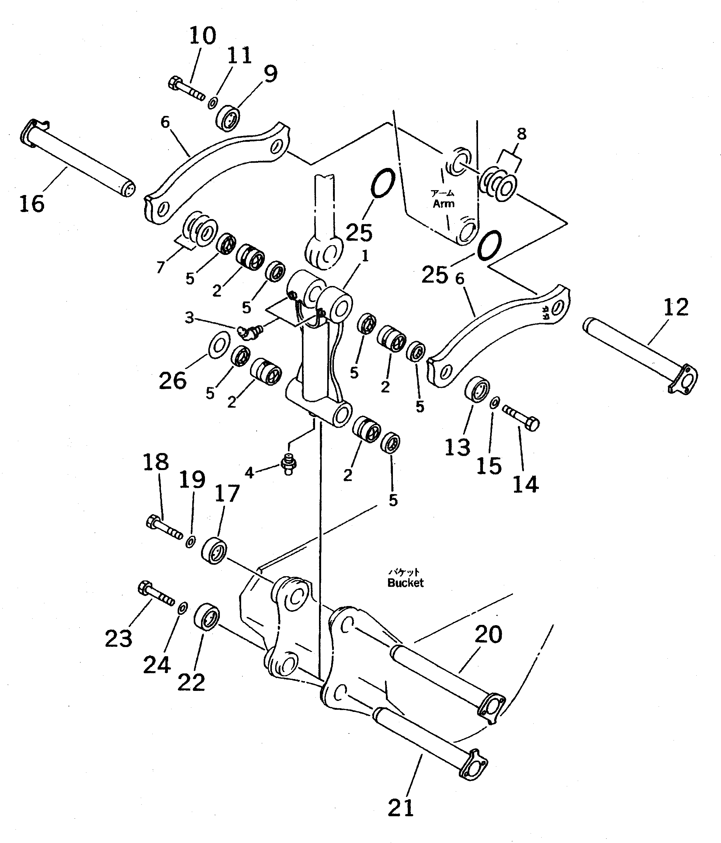 Палец 209-70-53141 Komatsu