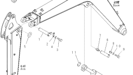 Палец 22M-70-21980 Komatsu