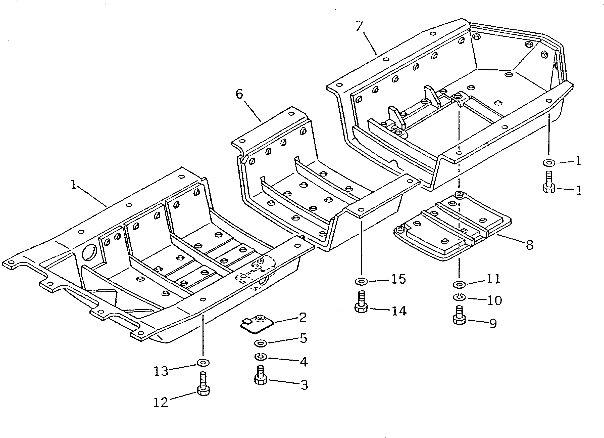 Лист 145-54-43560 Komatsu