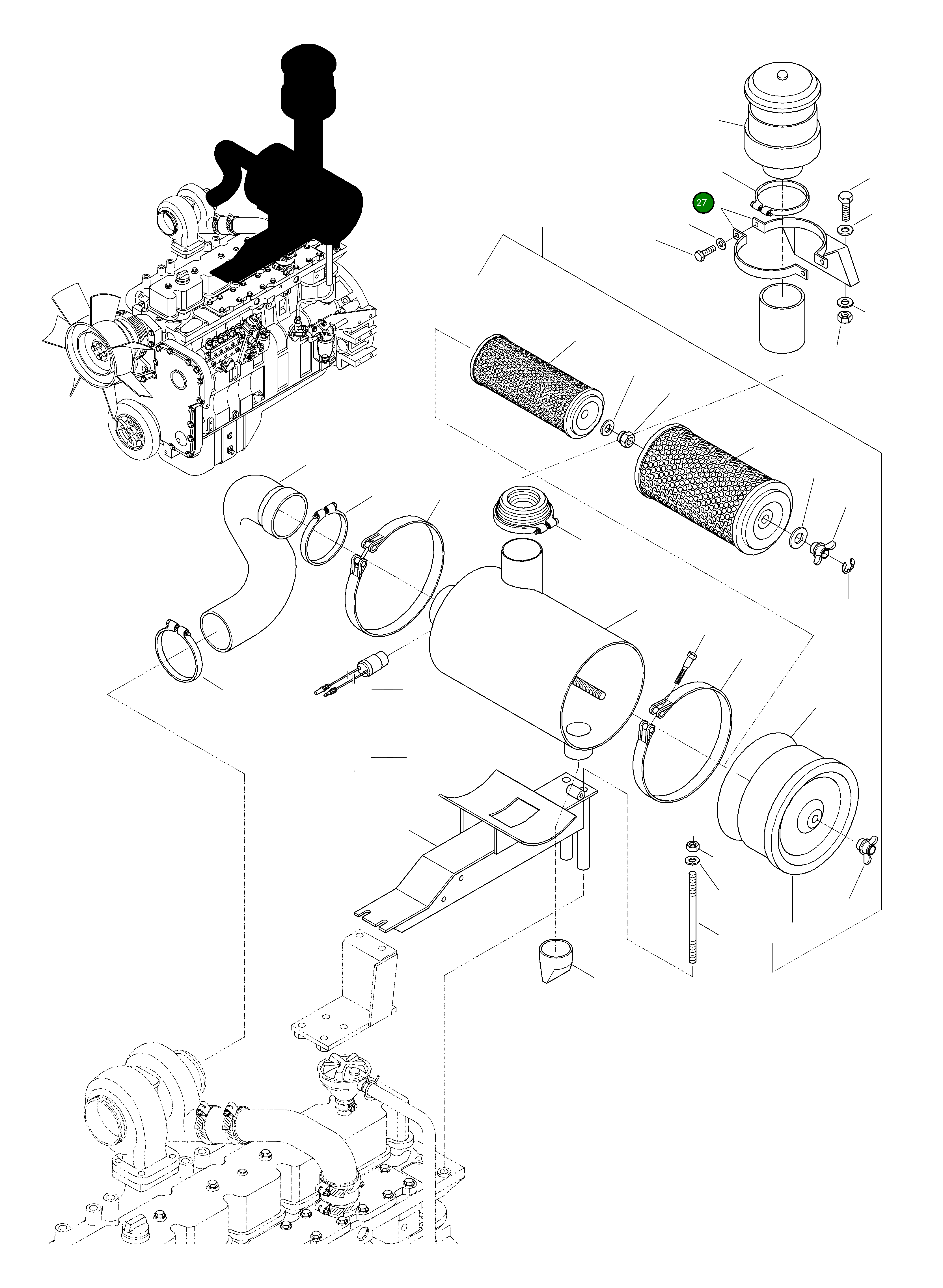 Кронштейн 419-01-H2200 Komatsu