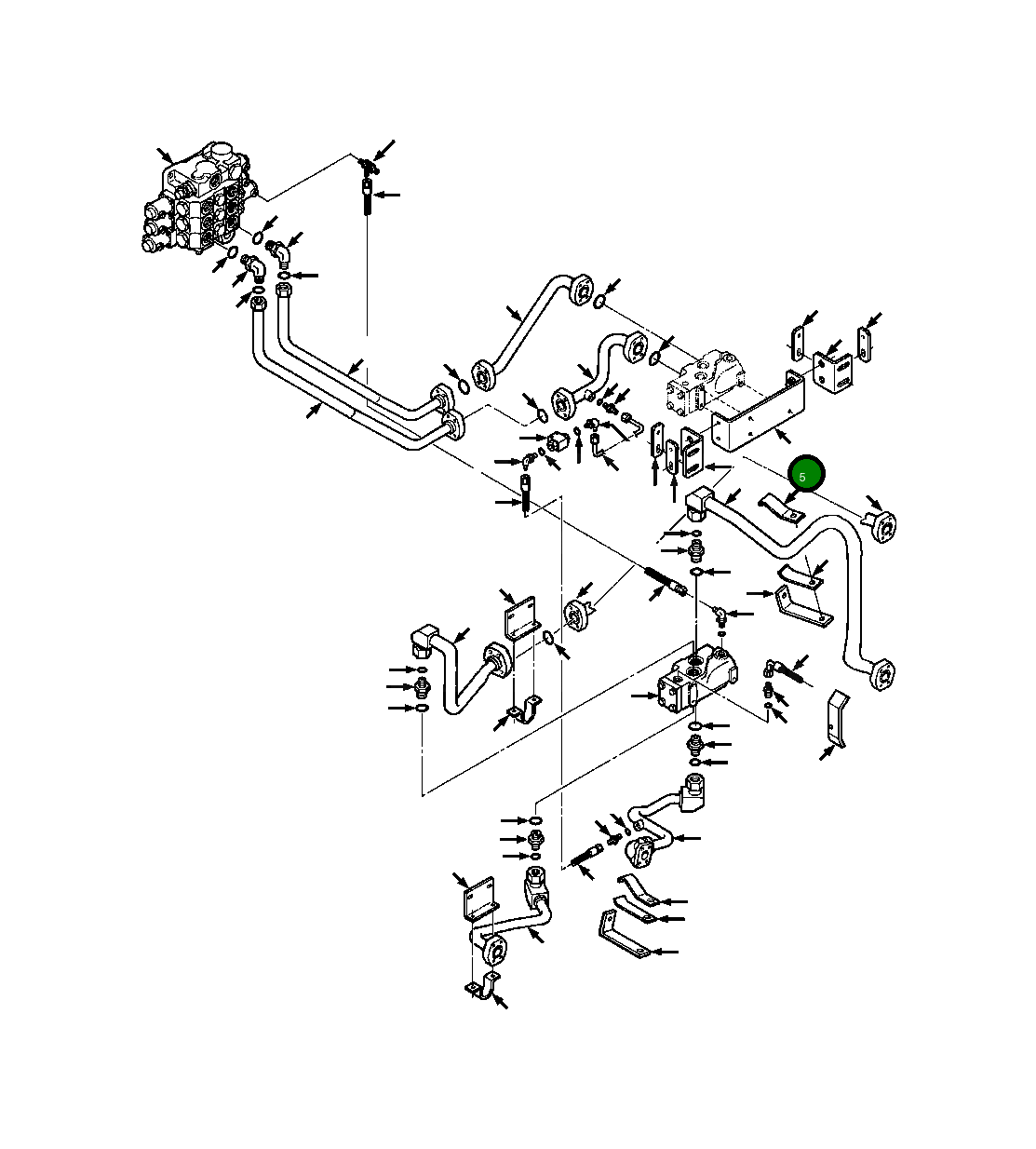 Кронштейн 1298 170 H91 Komatsu