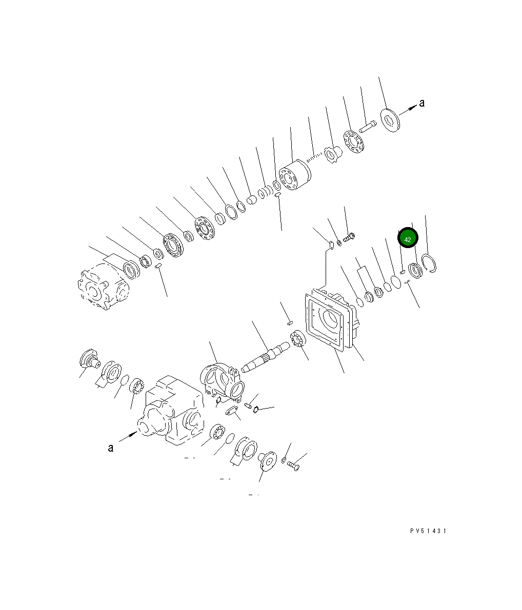 Палец 262-61-11240 Komatsu